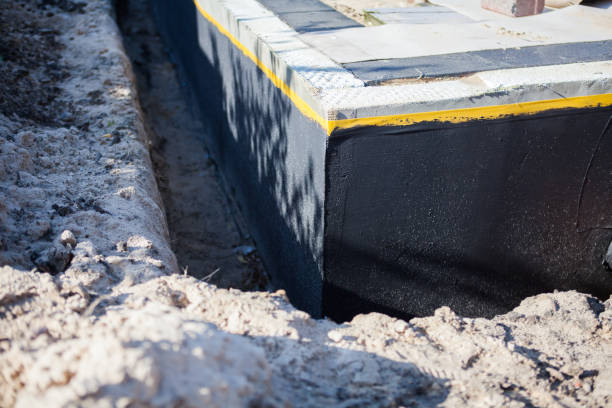 Residential Exterior Waterproofing installation at a Warsaw, NY home by SJ Waterproofing Pros